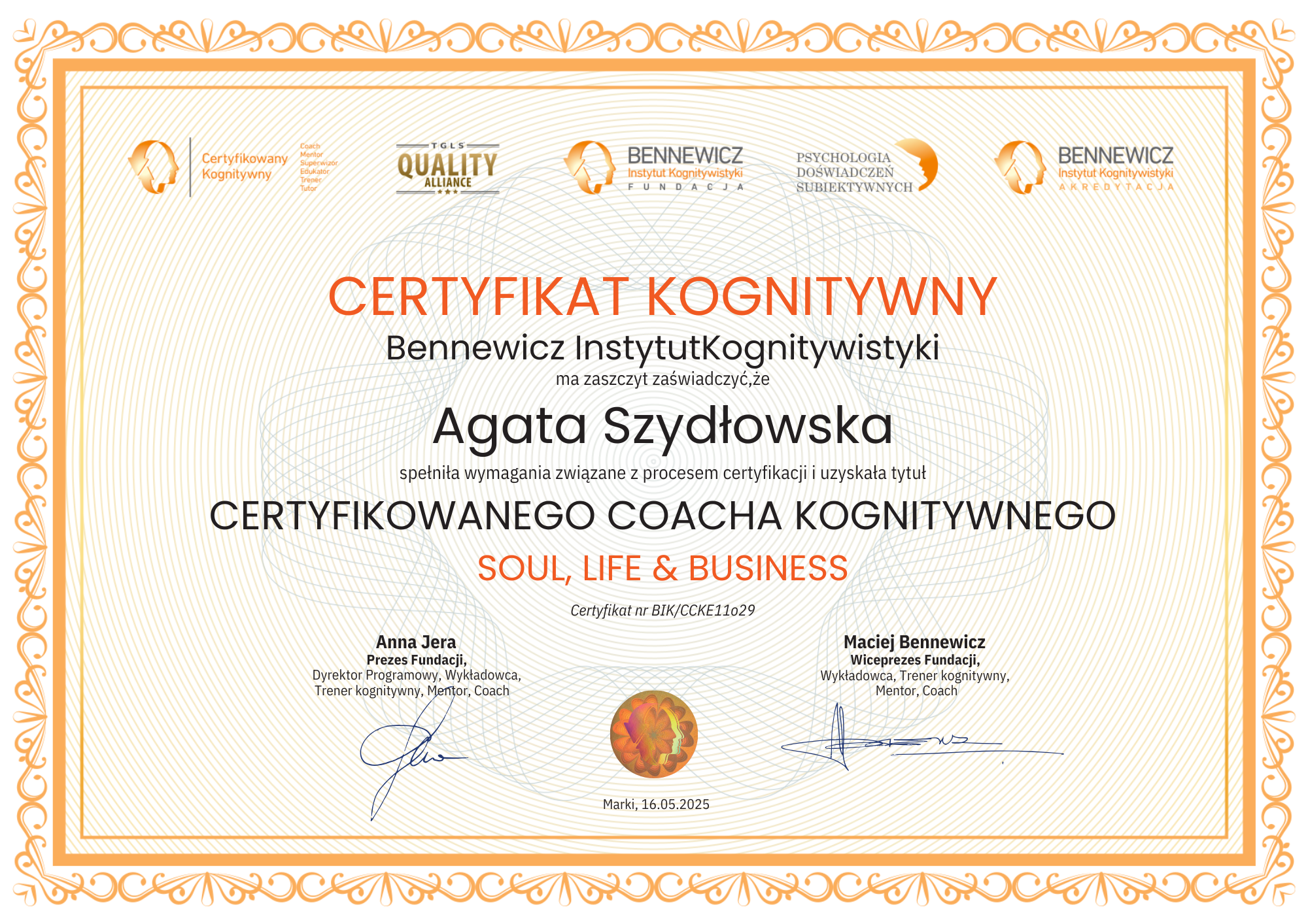 Agata Szydłowska COACH CERTYFIKAT.pdf